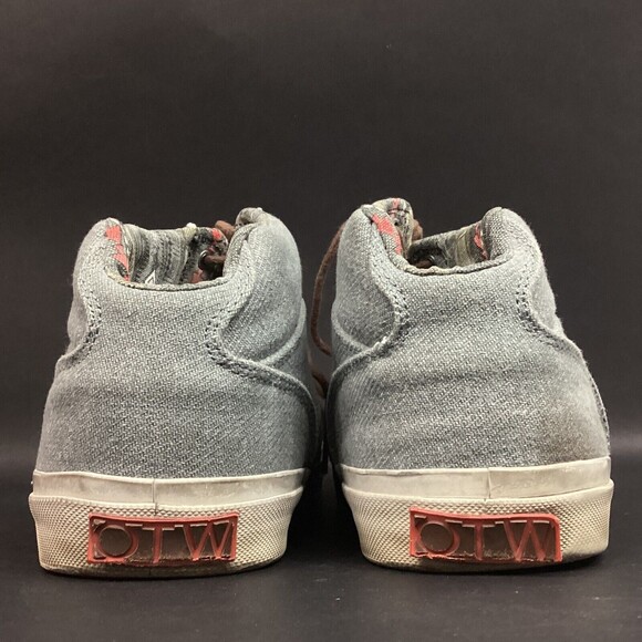 Vans -Men's Sz 12 -Gray/Inner Geometric Pattern -Mid-Top Skate Shoes- VN-0KWA5TE - Picture 3 of 8